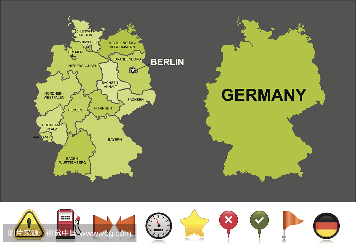 德国导航地图 德国谷歌地图图片