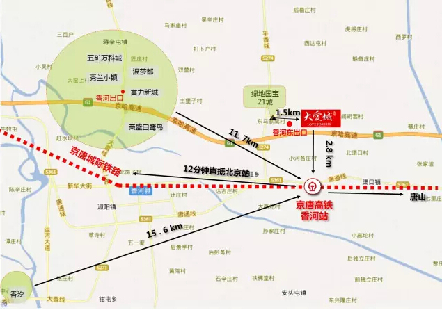 京唐高铁香河站地图_乐意娱乐网图片