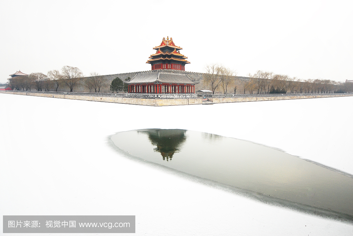 角楼雪景