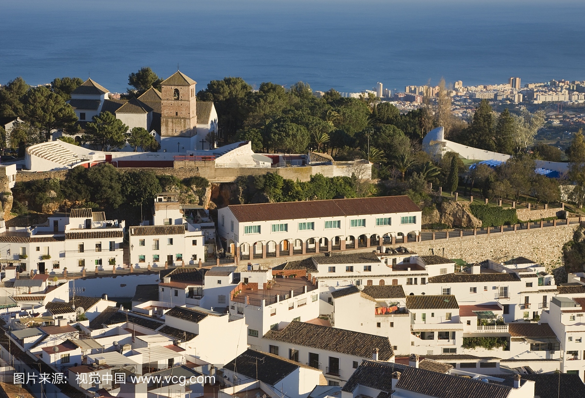 查看村庄到Fuengirola,米哈斯,马拉加省,内陆太