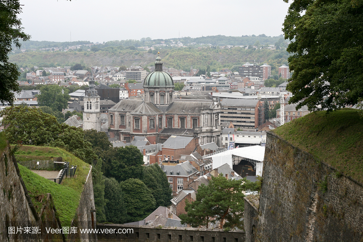 城市景观Namur首都的瓦隆比利时