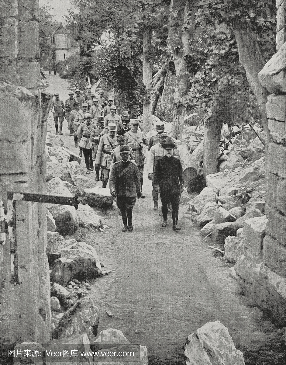 曼纽尔三世(1869-1947年)访问法国共和国库西