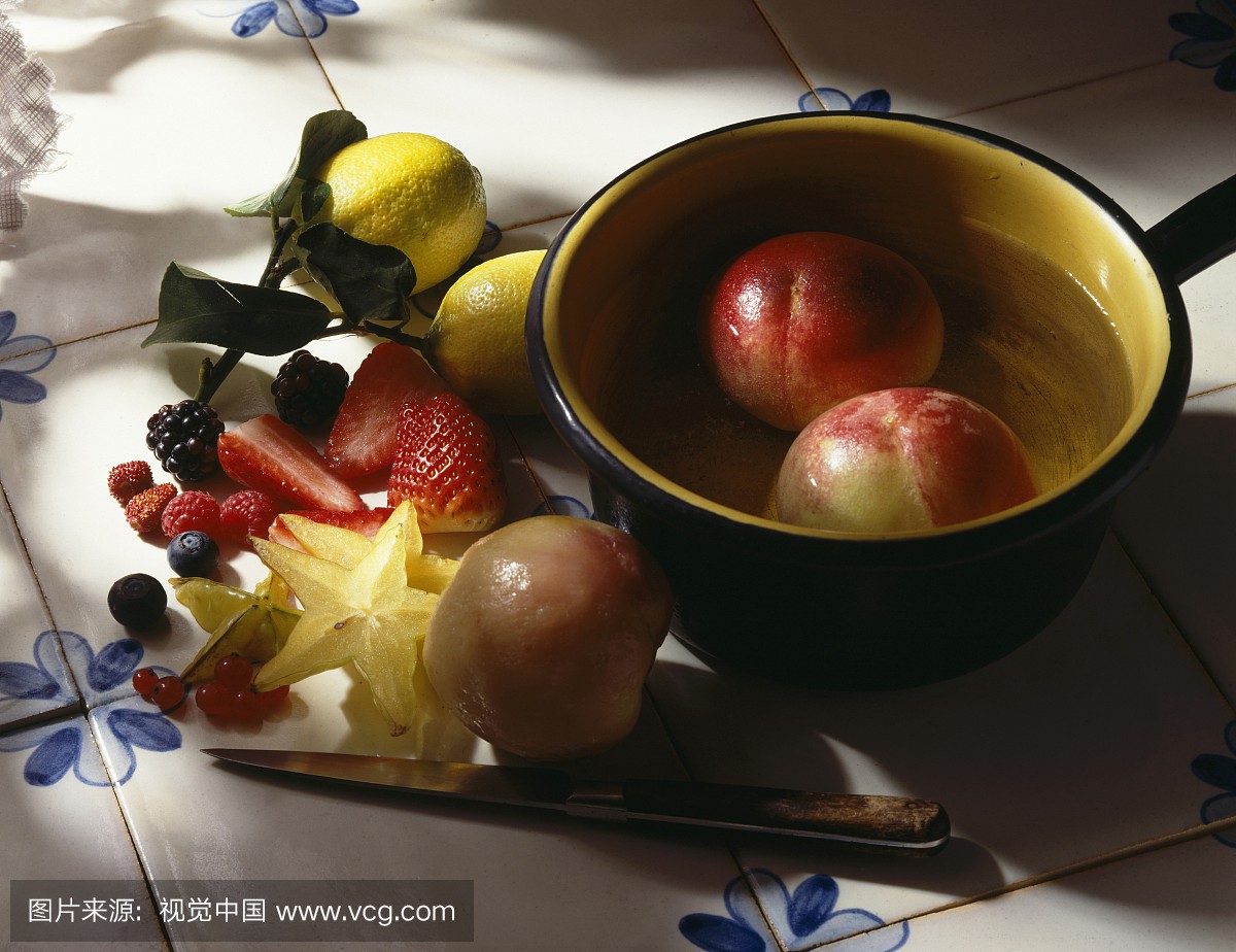 洗水果(一步一步:langoutine沙拉和水果沙拉)