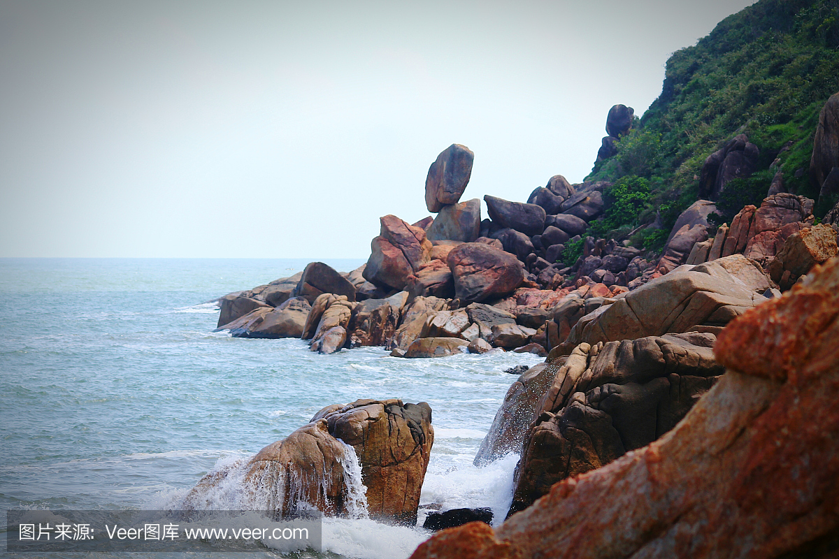 平衡石头,在越南的旅游目的地