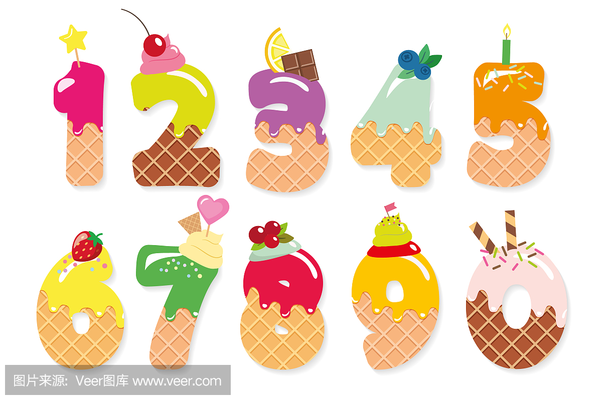 n. Funny decorative characters. Vector EPS10.