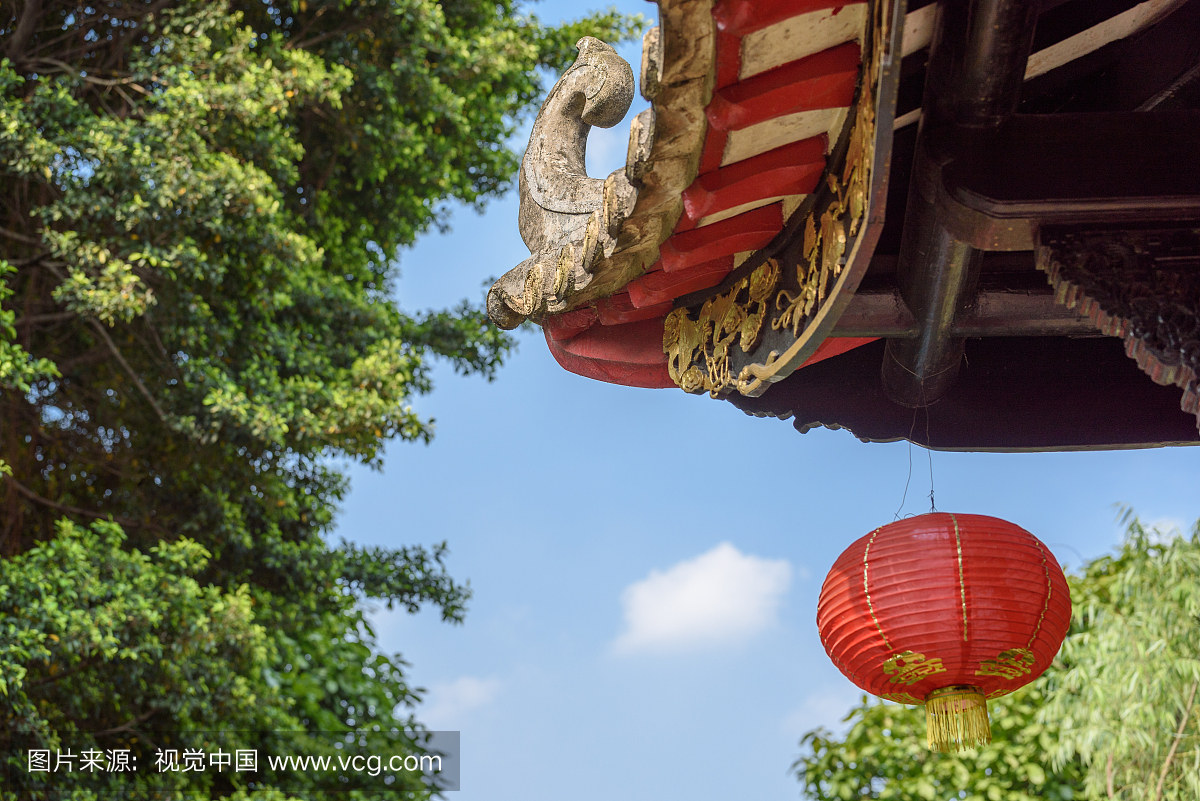 佛山梁园,梁园,屋檐,飞檐