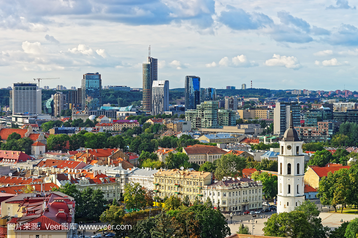 维尔纽斯,立陶宛首都,东欧,古老的