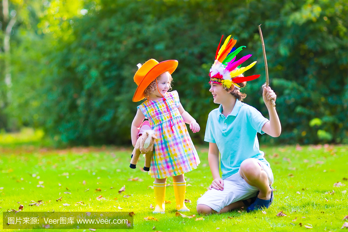 青少年,印度人,夏天,美国西部