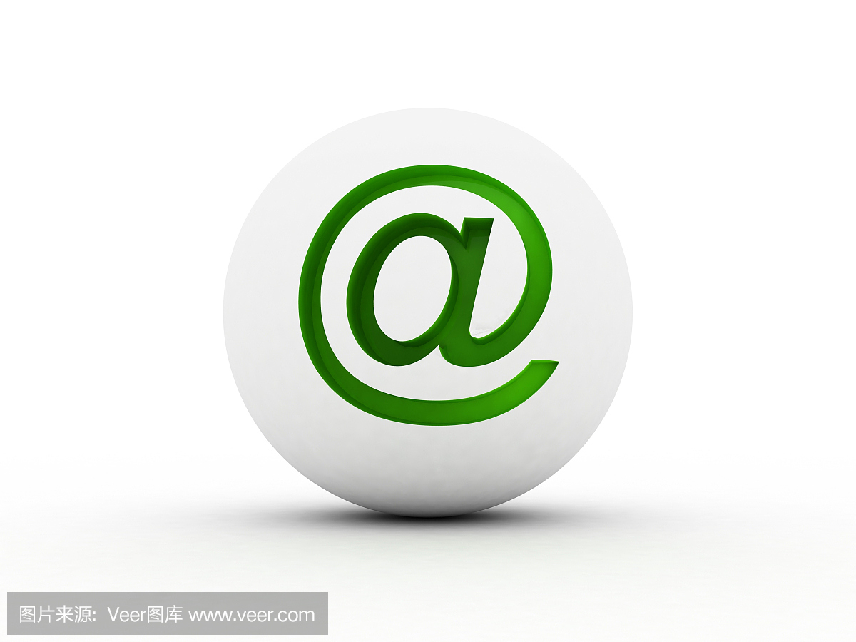 电子邮件符号3D