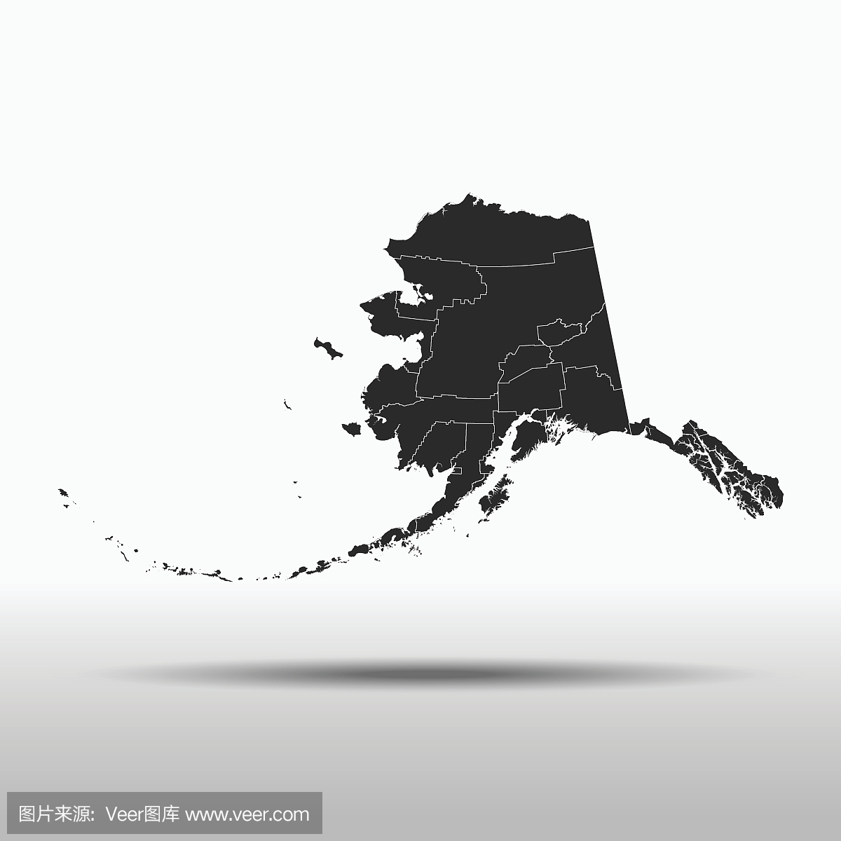 阿拉斯加地图