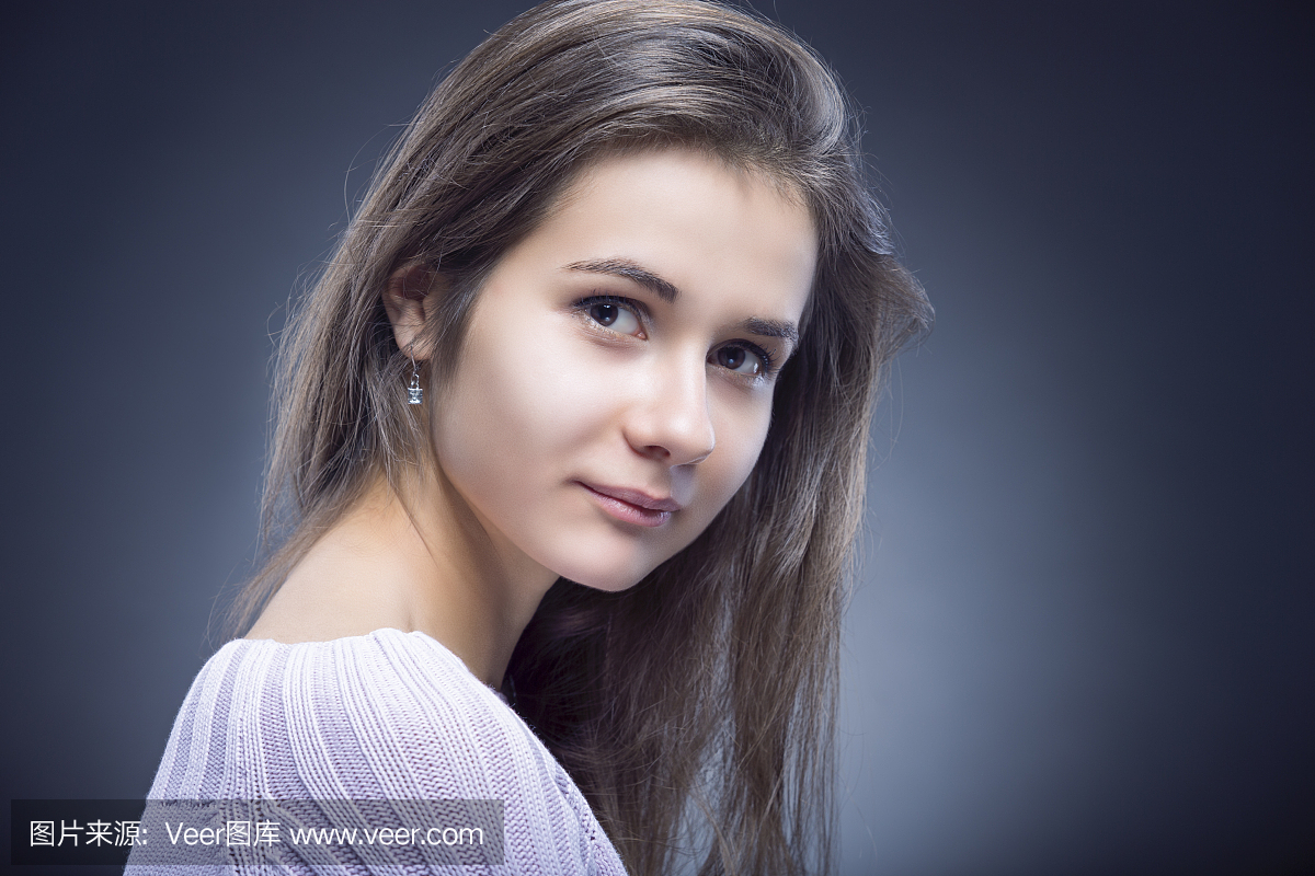 长发,年龄,成年的,青年人