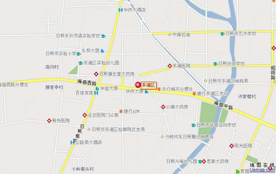 辽宁丹东东港地图图片