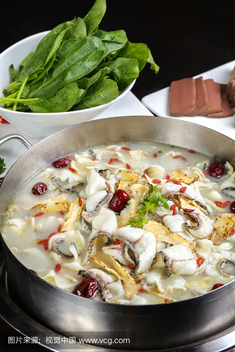 火锅,涮锅,鱼肉,鲜鱼