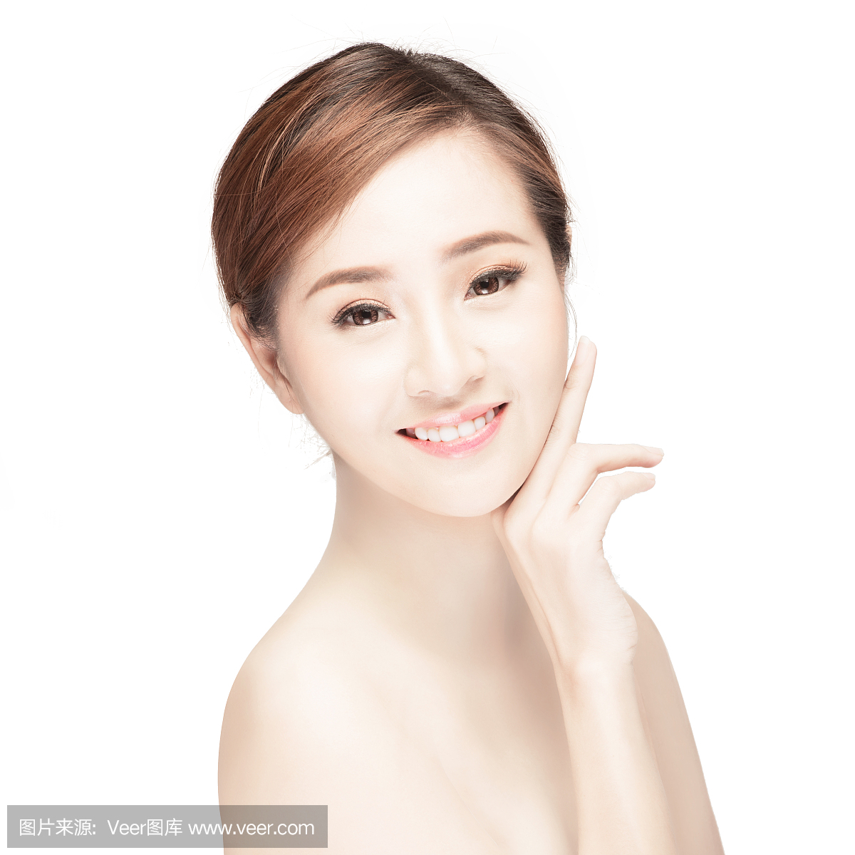 纯白美女背景_纯白背景美女图