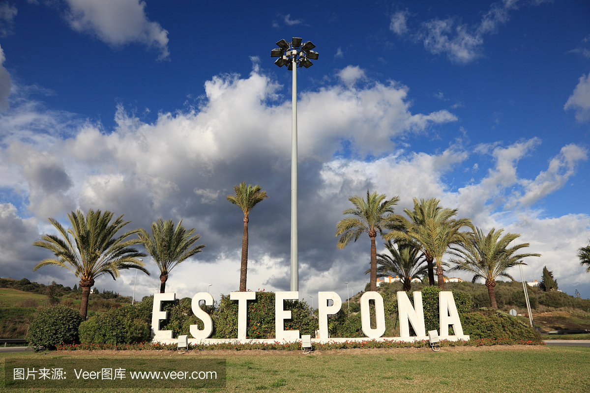 安达卢西亚城Estepona,西班牙