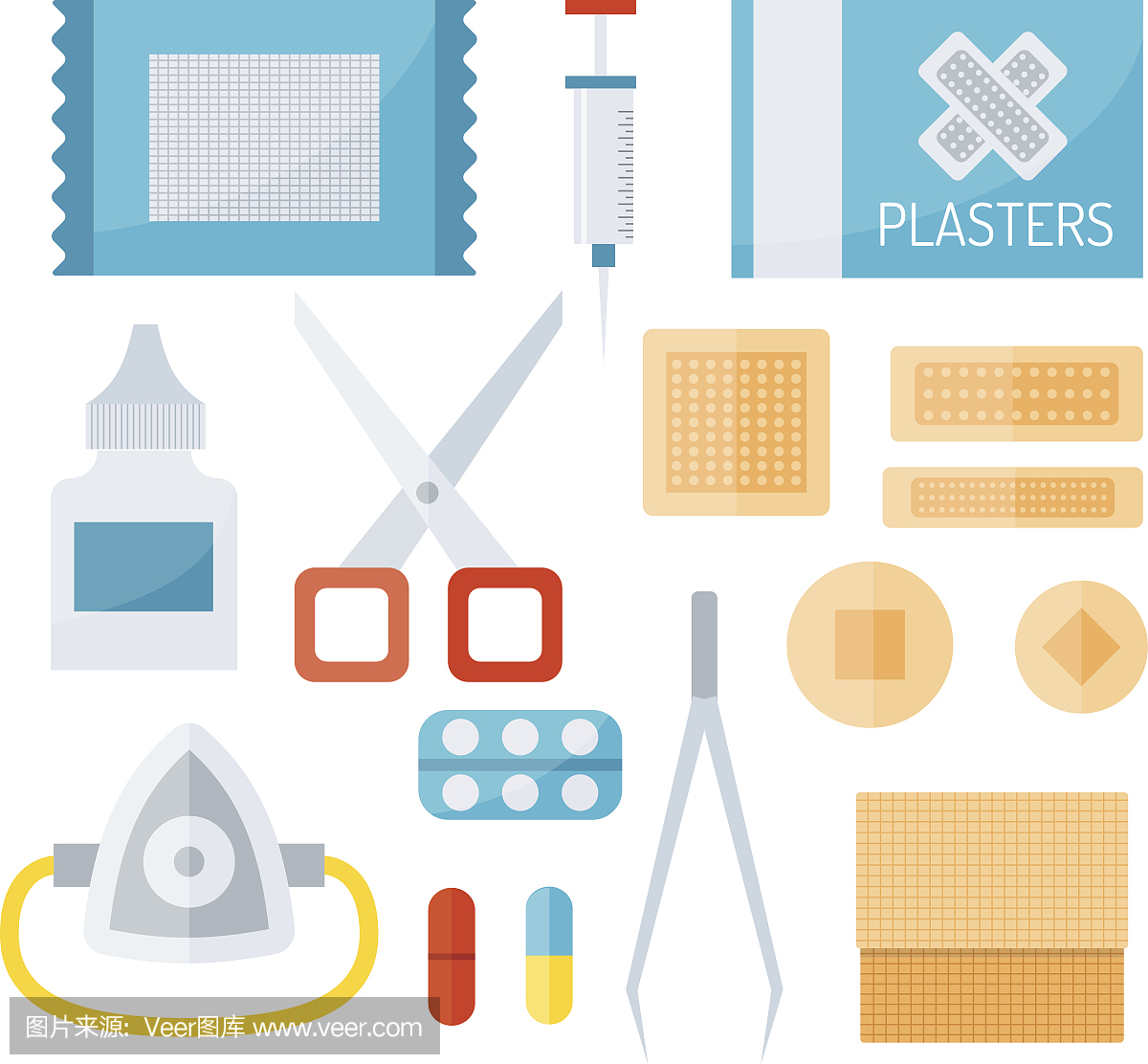 急救标志矢量图。