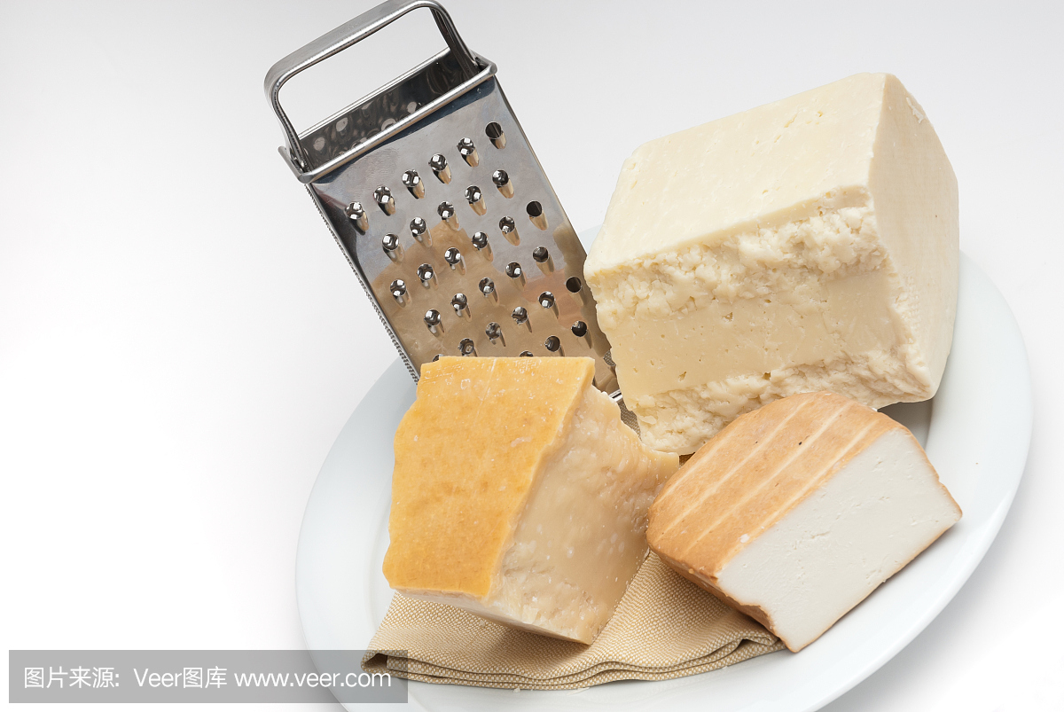 意大利奶酪和Grater