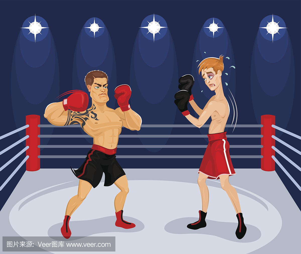 拳击台,拳击赛台,拳击擂台,拳击比赛场地