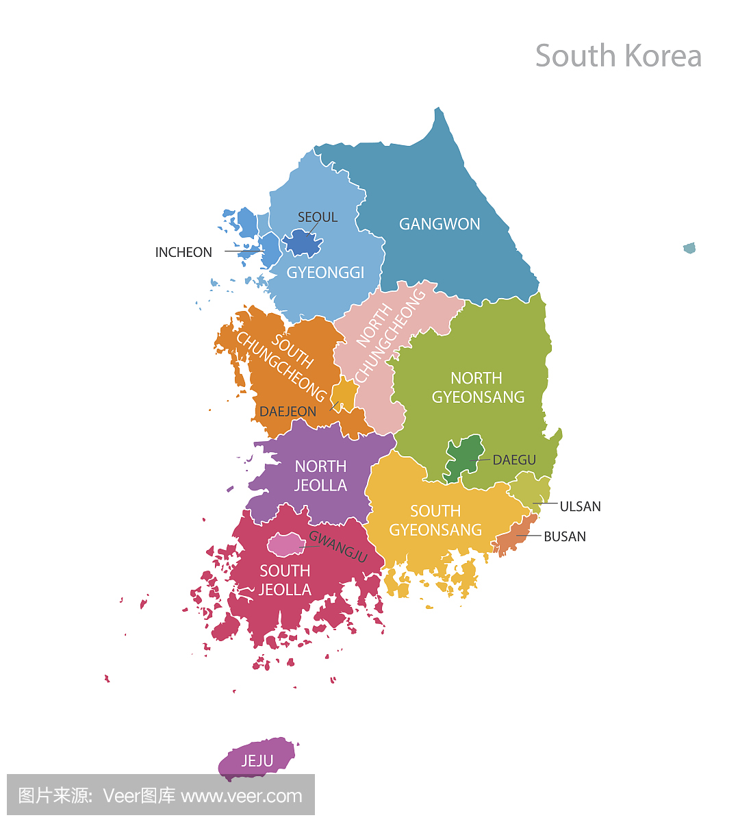 韩国首尔地图地形版_韩国地图_初高中地理网