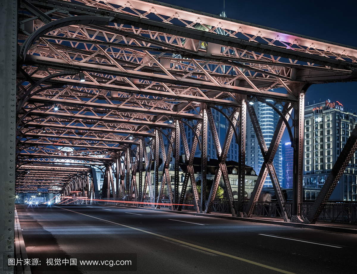 汽车广告背景图-上海外滩建筑背景