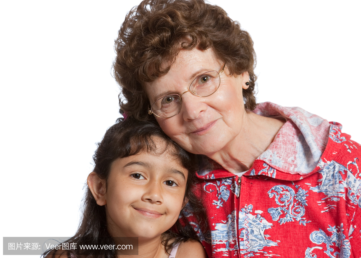 多代家庭,水平画幅,印度人,白人