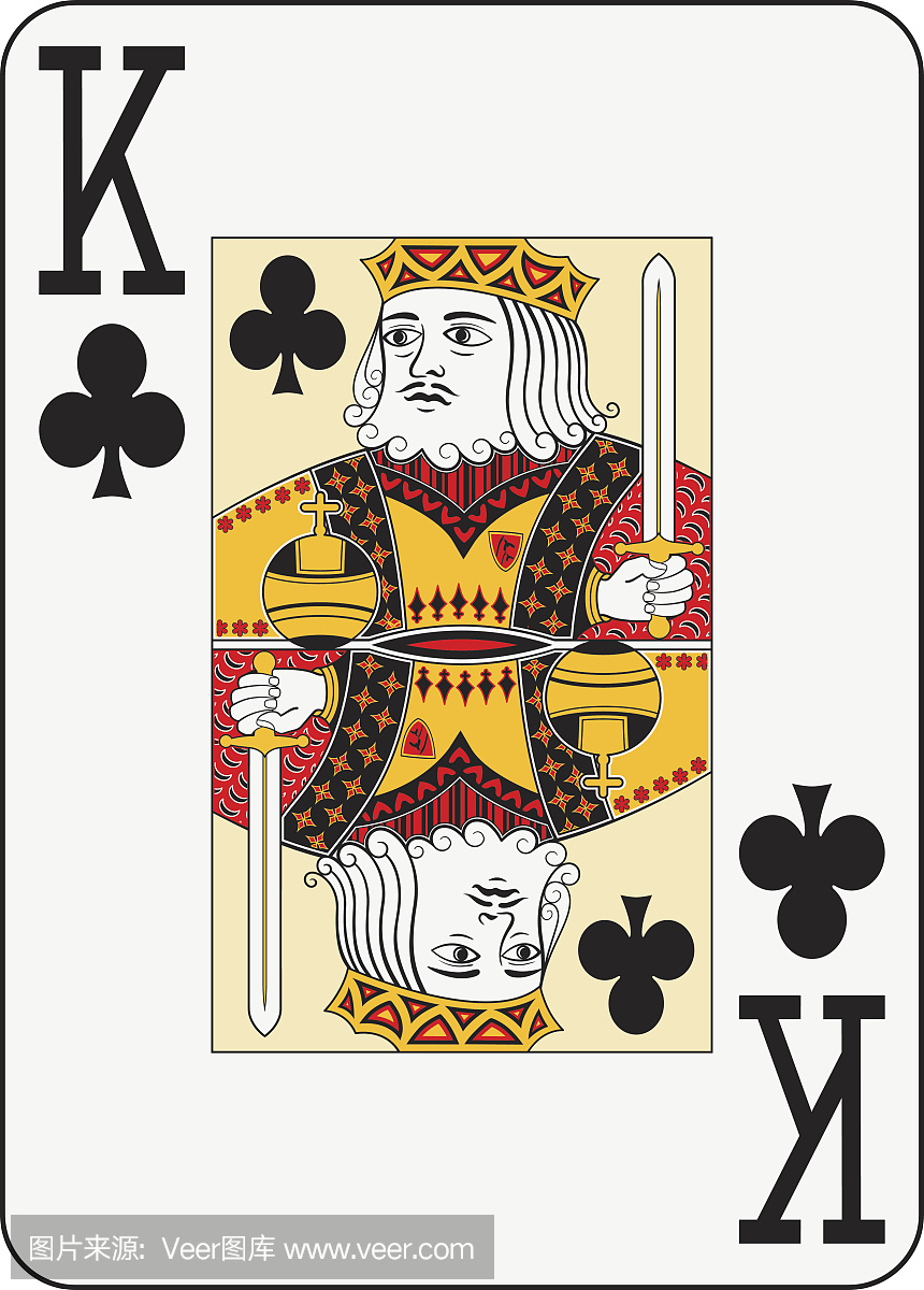 梅花K,梅花大王,草花K,英文字母K