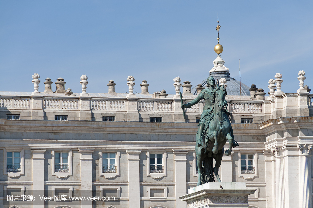 纪念碑,旅游目的地,水平画幅,马德里皇宫