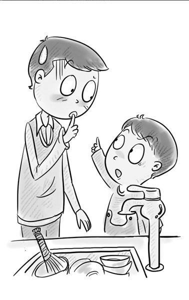 家里来客人,自己先吃完,把碗筷洗了,是什么行为?