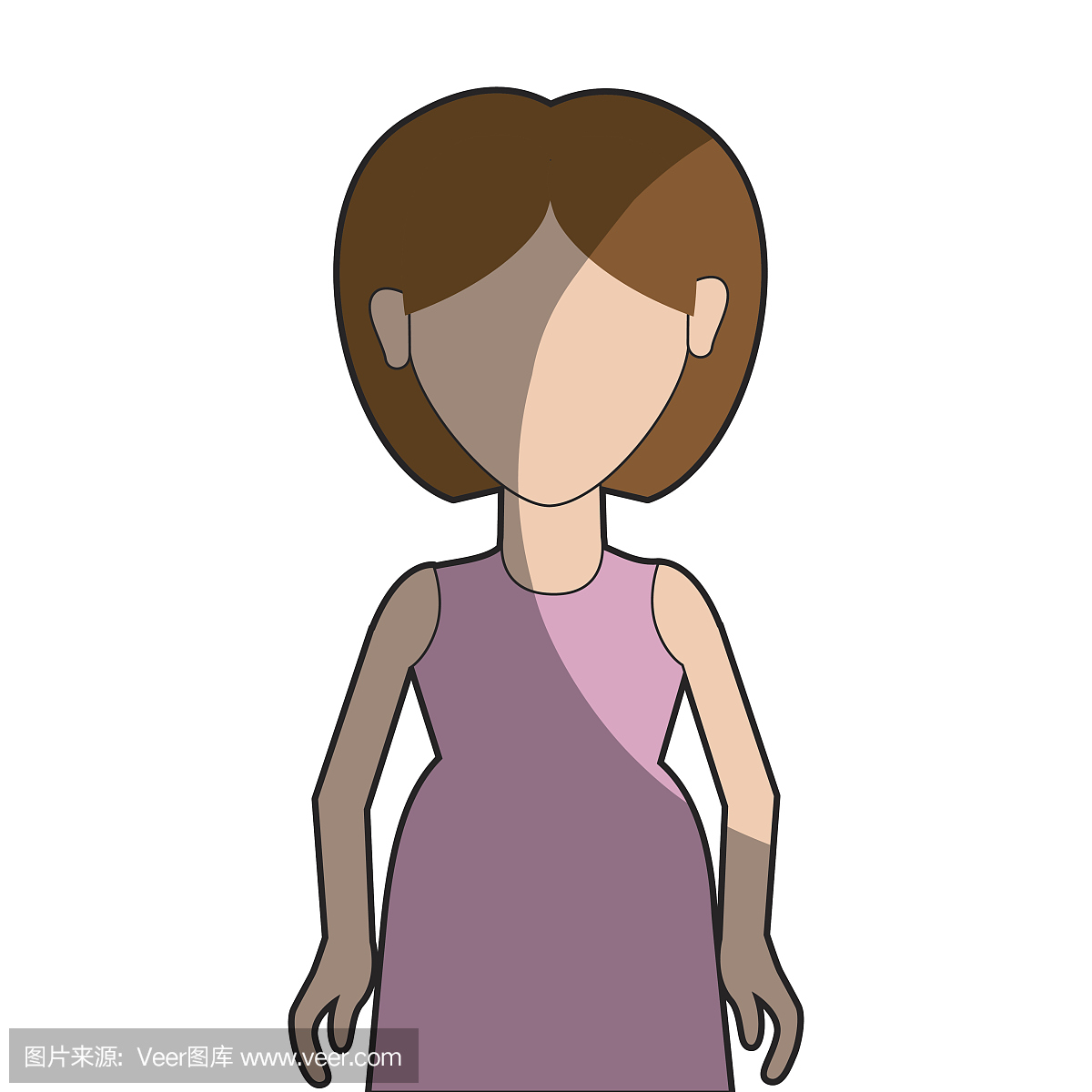 美女与发型和a美女的漫画网游礼服图片