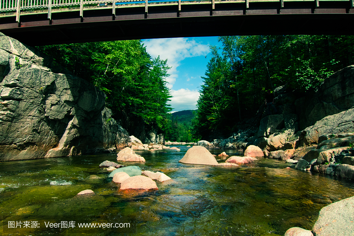 自然,新罕布什,长时间曝光,新英格兰