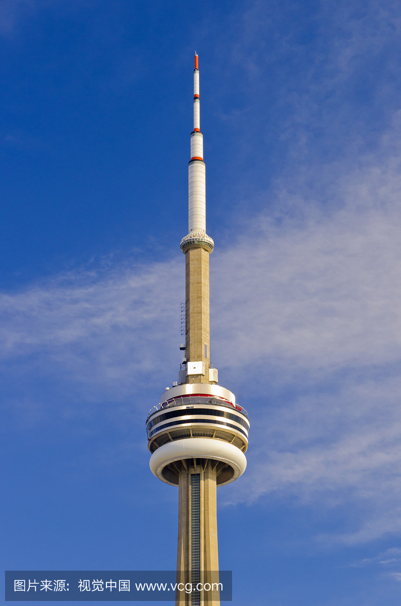 特写,彩色图片,垂直画幅,多伦多电视塔