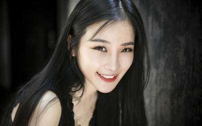 黑色美女电脑壁纸