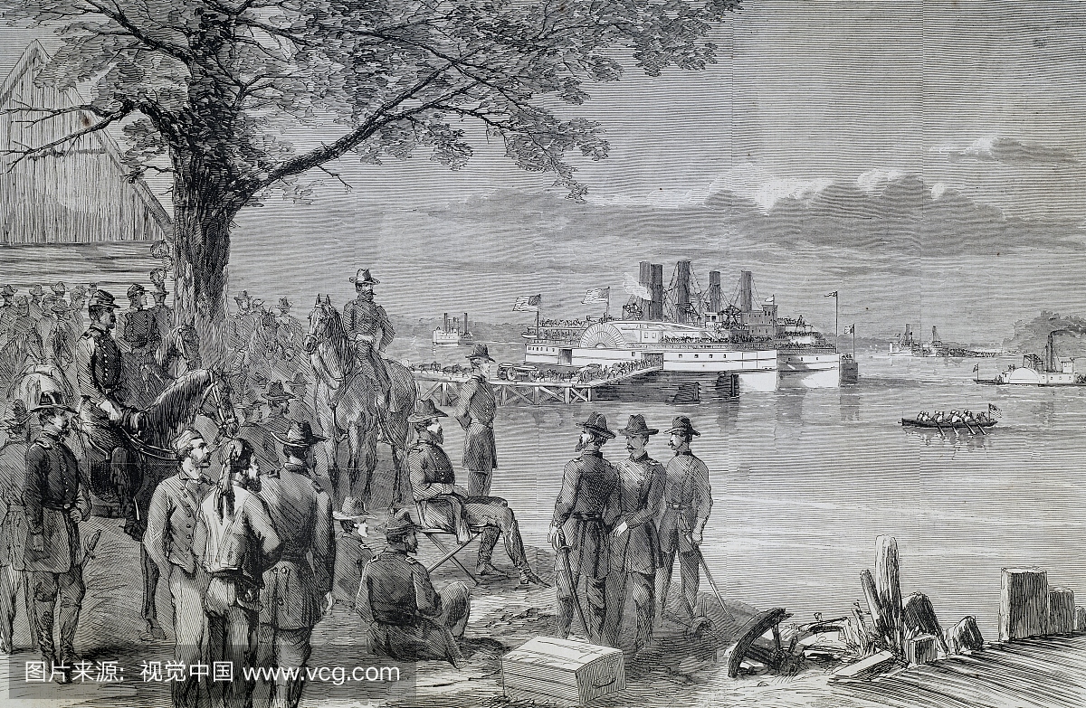 格兰特将军的运动,汉考克的部队在1864年在弗