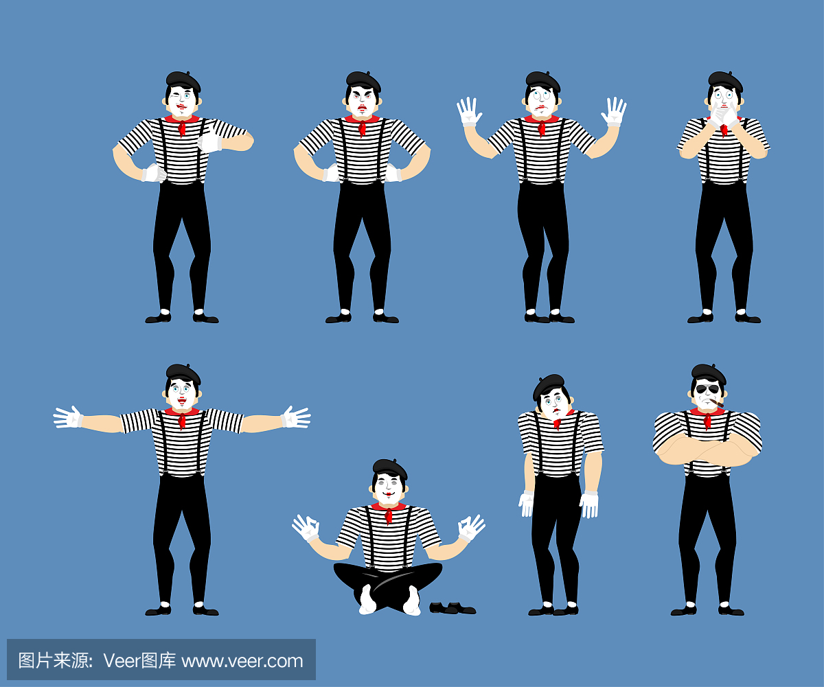 哑剧,丑角,滑稽艺人,滑稽演员