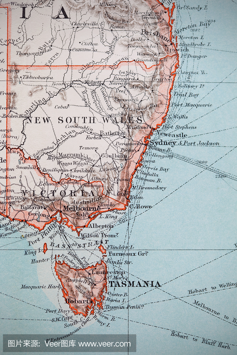 新南威尔士地图