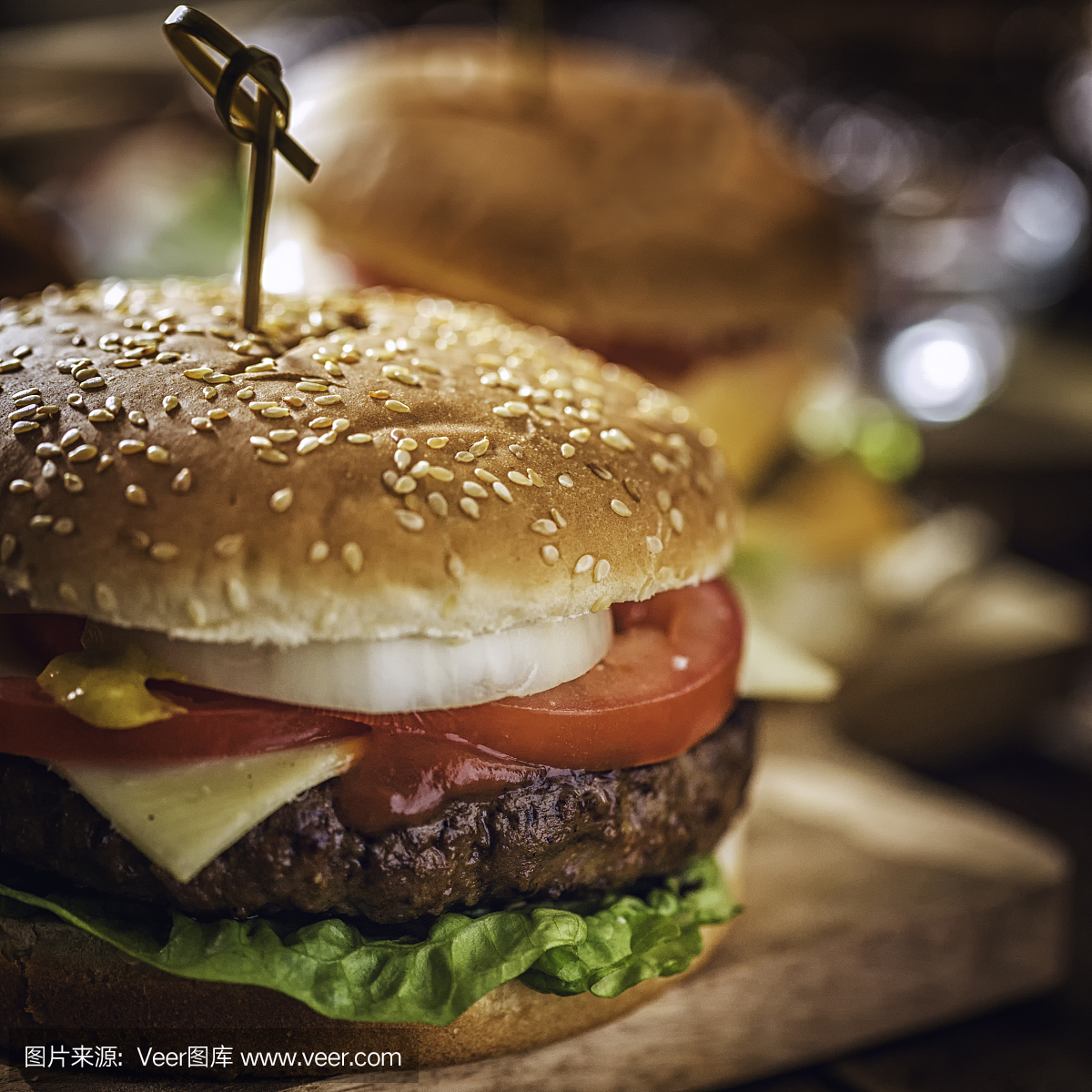 牛肉汉堡,汉堡牛肉饼,牛肉饼,奶酪汉堡