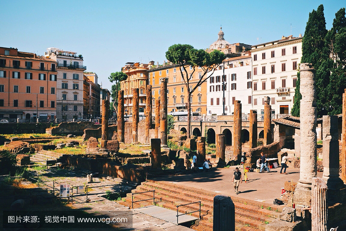 旅游访问拉戈迪托雷阿根廷反对晴朗的蓝天