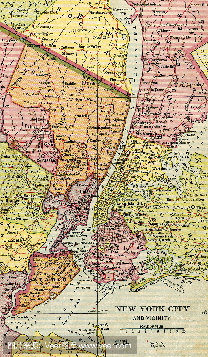 纽约市地图1896
