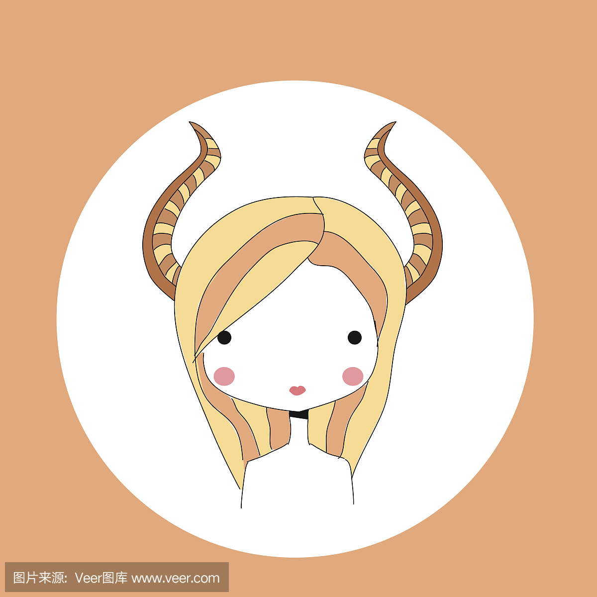 女生摩羯座标志,女孩头天秤座讨厌的星座图片