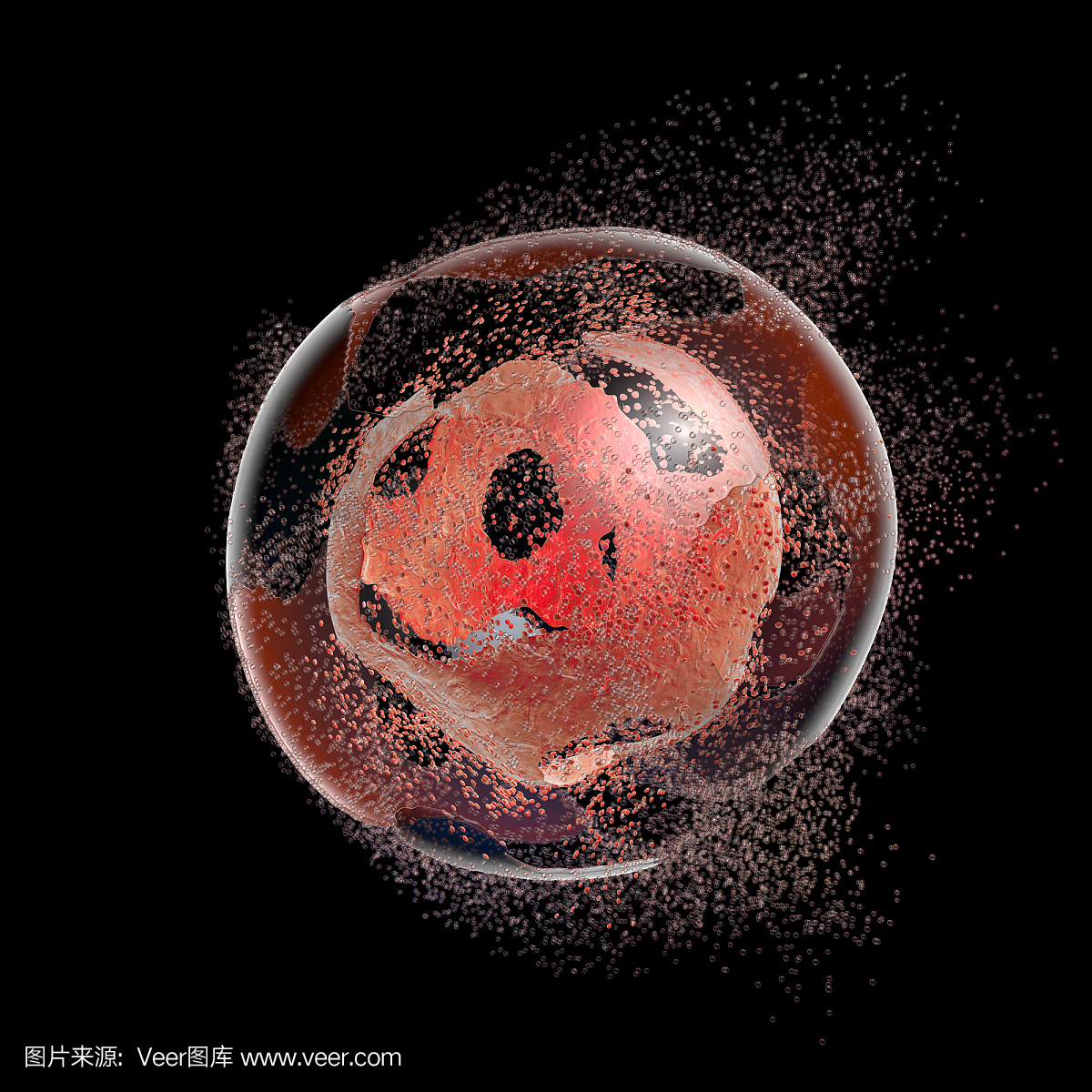 细胞死亡,细胞失活,死细胞,溶解