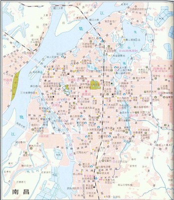 江西南昌地图图片