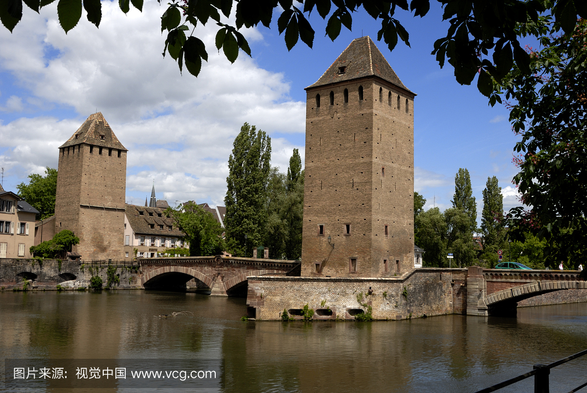 Ponts Couverts,斯特拉斯堡,阿尔萨斯,法国,欧洲