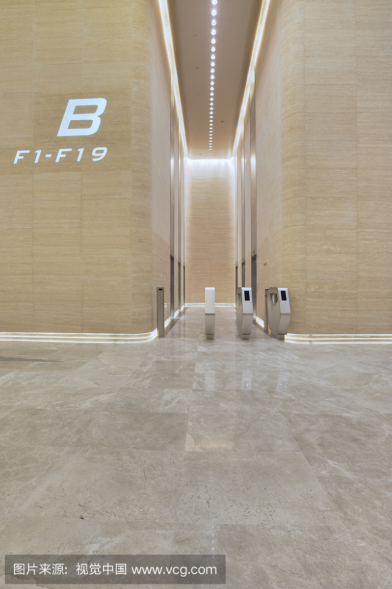 北京高级写字楼大厅办公区入口