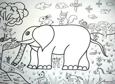 动物园儿童画-79kb