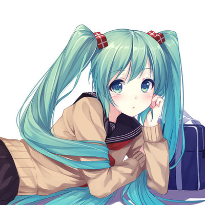 日本动漫人气歌手初音未来高清qq头像近百-78kb