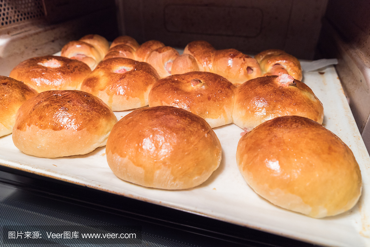 自制甜面包(豆酱面包)