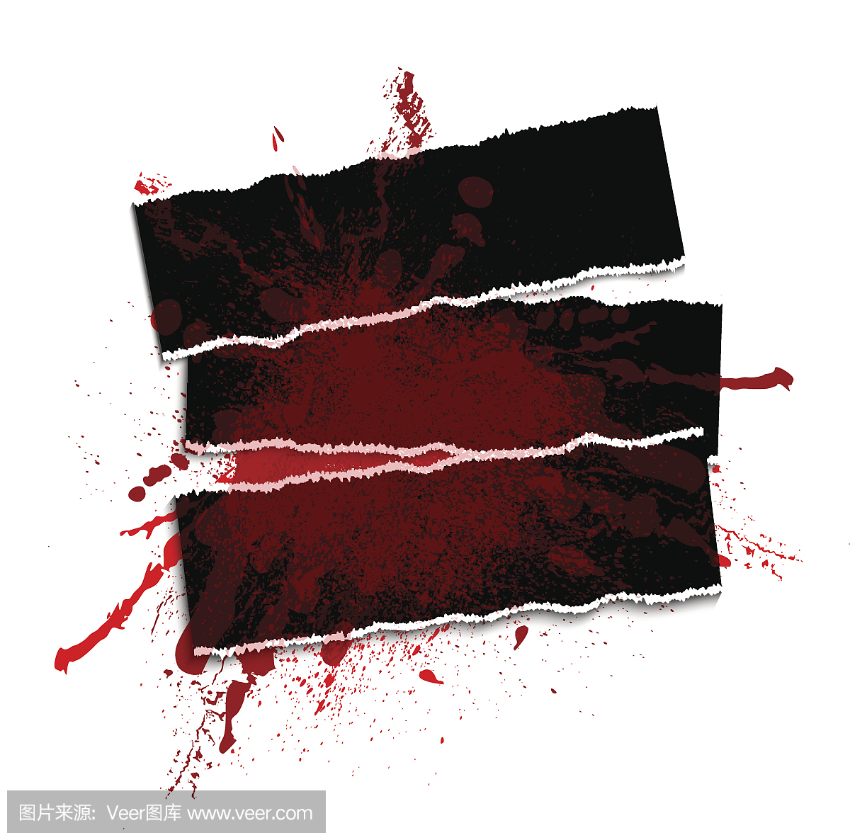 一个白色的rad印迹