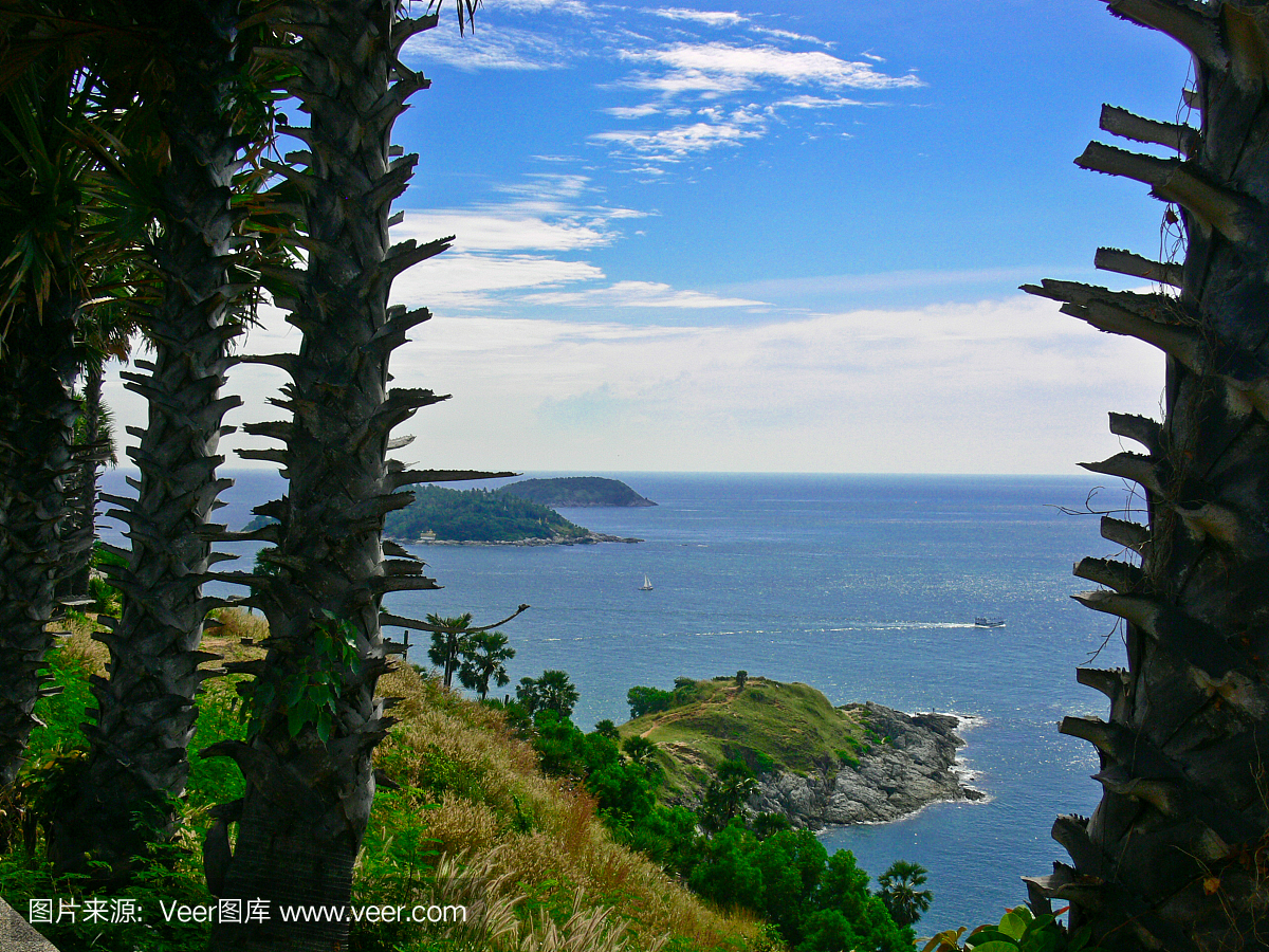 卡玛拉海滩,蓬贴海角,水,天空