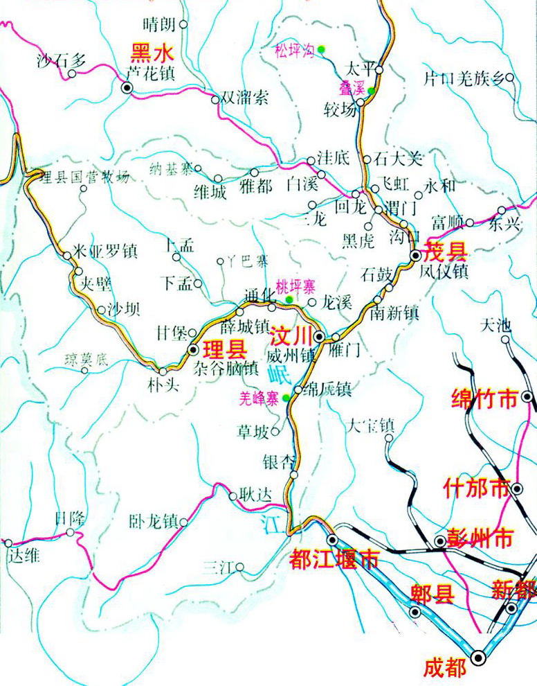 四川汶川人文地理图片