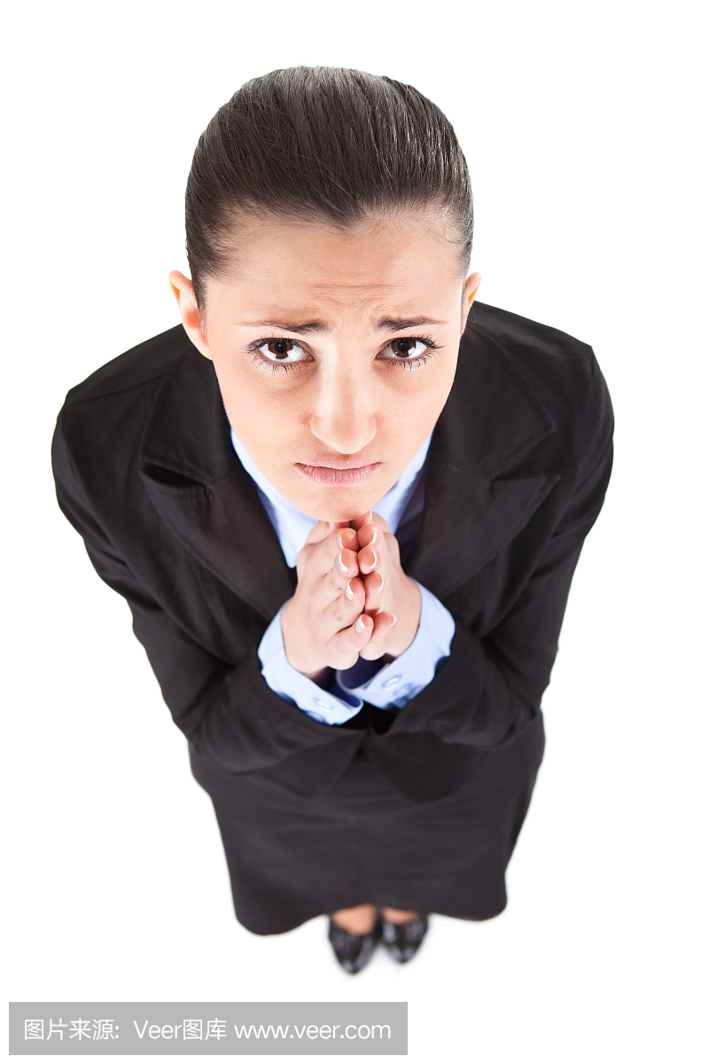 女商人乞求工作